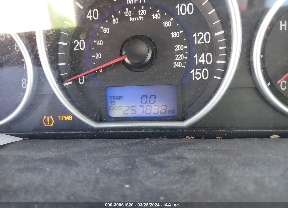 2010 HYUNDAI VERACRUZ GLS VIN: KM8NUDCC7AU128684