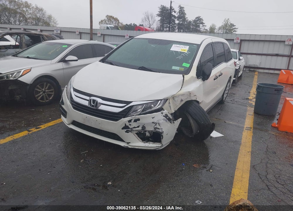 2019 HONDA ODYSSEY LX VIN: 5FNRL6H21KB077780