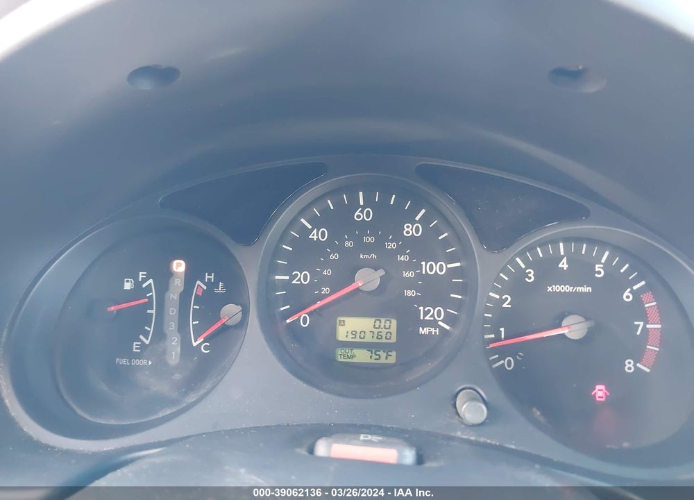 2003 SUBARU FORESTER XS VIN: JF1SG65633H717539