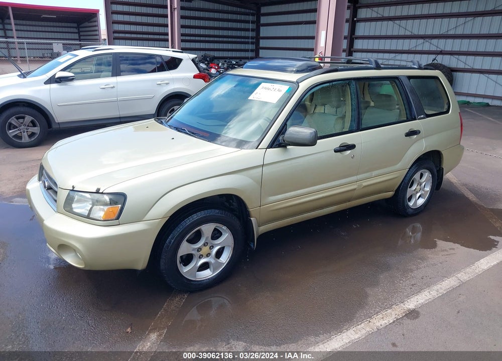 2003 SUBARU FORESTER XS VIN: JF1SG65633H717539