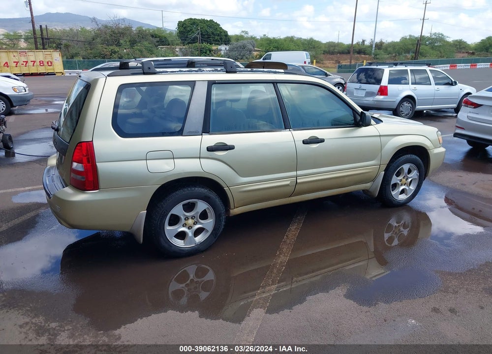 2003 SUBARU FORESTER XS VIN: JF1SG65633H717539