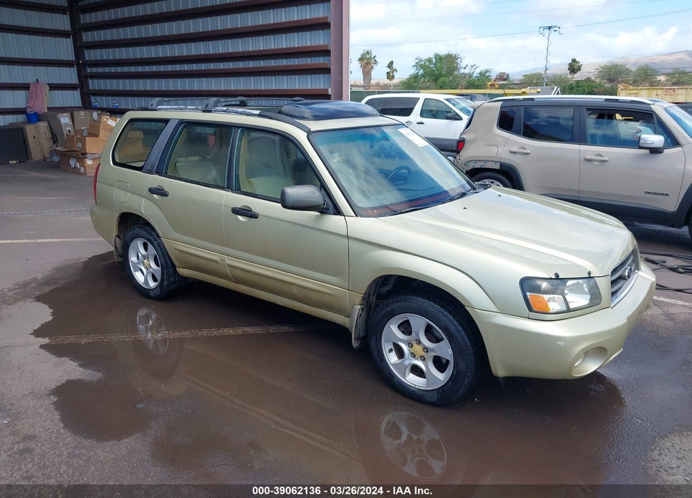 2003 SUBARU FORESTER XS VIN: JF1SG65633H717539