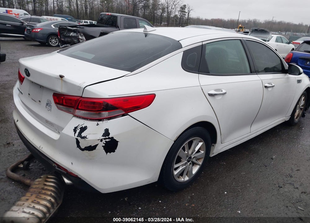 2016 KIA OPTIMA LX VIN: 5XXGT4L32GG036526
