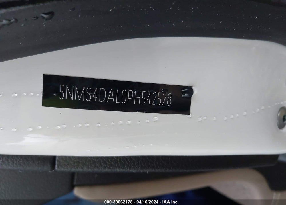 2023 HYUNDAI SANTA FE LIMITED VIN: 5NMS4DAL0PH542528