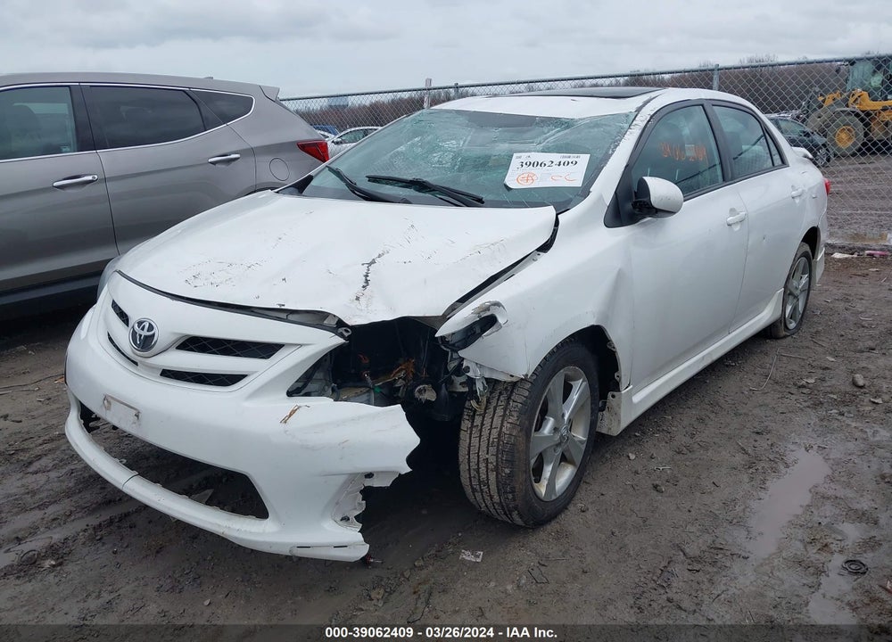 2011 TOYOTA COROLLA S VIN: 2T1BU4EE0BC720531