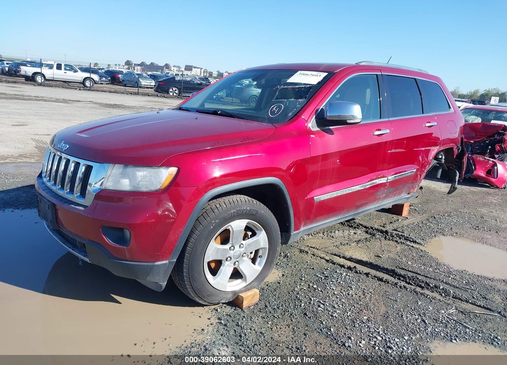 2013 JEEP GRAND CHEROKEE LIMITED VIN: 1C4RJFBG3DC619634