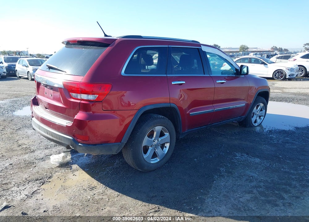 2013 JEEP GRAND CHEROKEE LIMITED VIN: 1C4RJFBG3DC619634