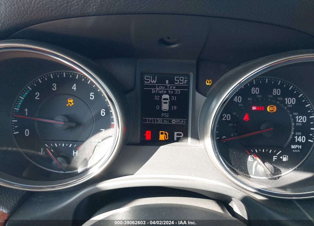 2013 JEEP GRAND CHEROKEE LIMITED VIN: 1C4RJFBG3DC619634
