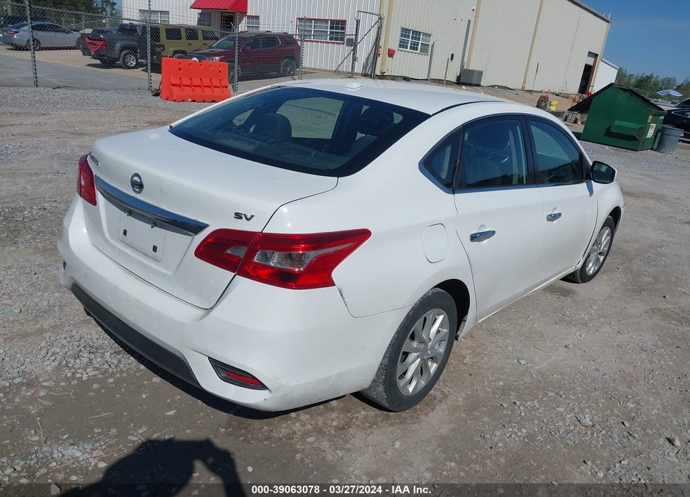 2018 NISSAN SENTRA SV VIN: 3N1AB7AP0JL651283