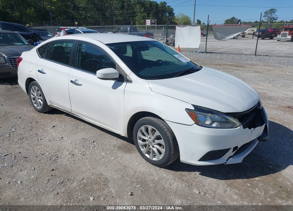 2018 NISSAN SENTRA SV VIN: 3N1AB7AP0JL651283