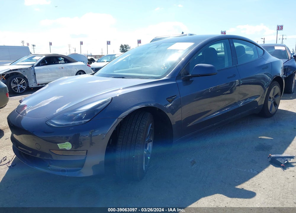2023 TESLA MODEL 3 REAR-WHEEL DRIVE VIN: 5YJ3E1EA5PF519238