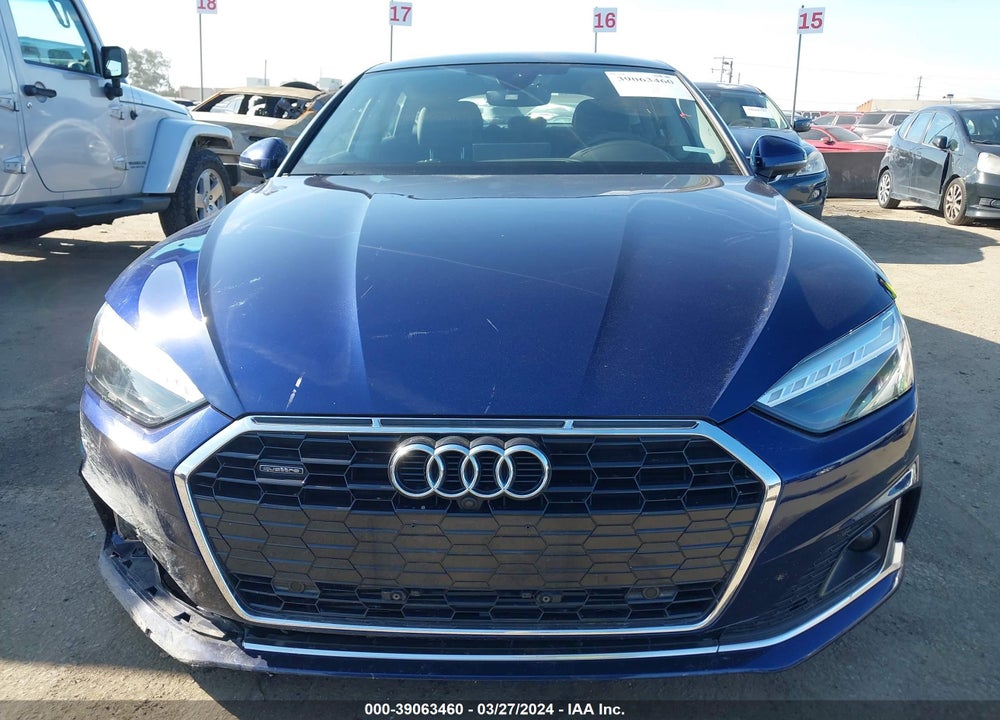 2021 AUDI A5 SPORTBACK PREMIUM PLUS 40 TFSI QUATTRO S TRONIC VIN: WAUCBCF58MA025768