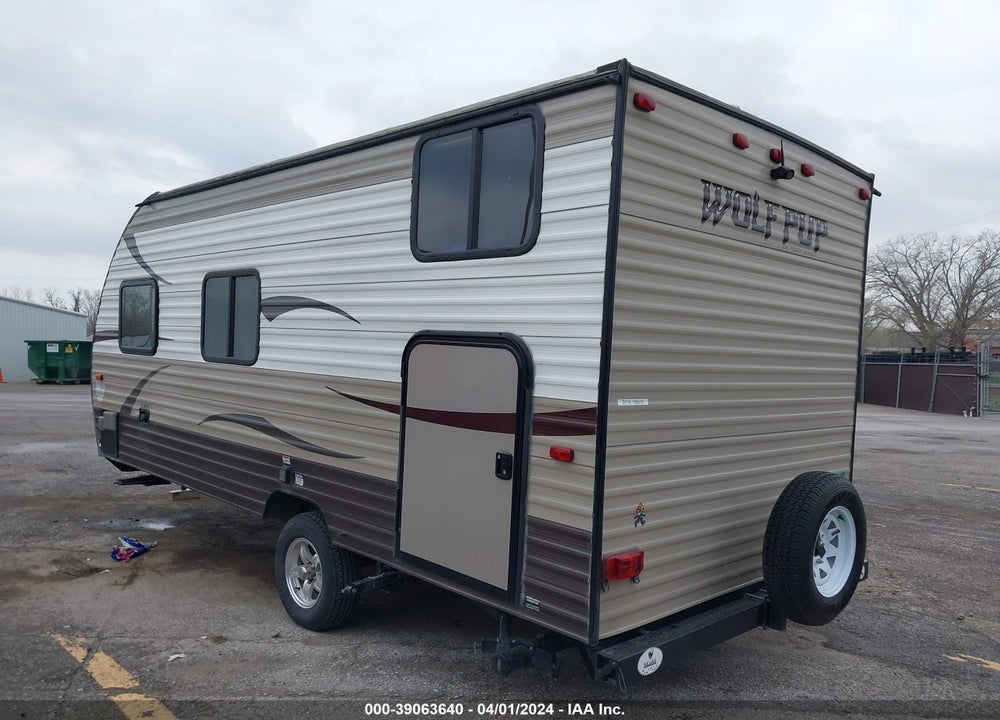 2016 CHEROKEE BY FOREST R WOLF PUP 16BHS VIN: 4X4TCK616GK030807