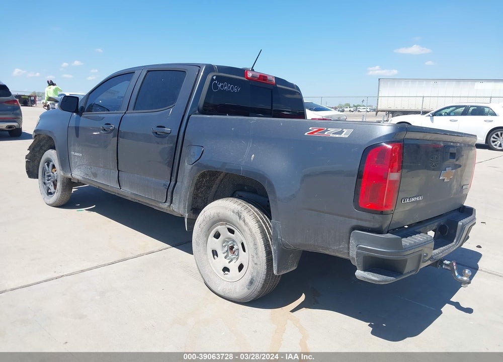 2016 CHEVROLET COLORADO Z71 VIN: 1GCGTDE39G1220516