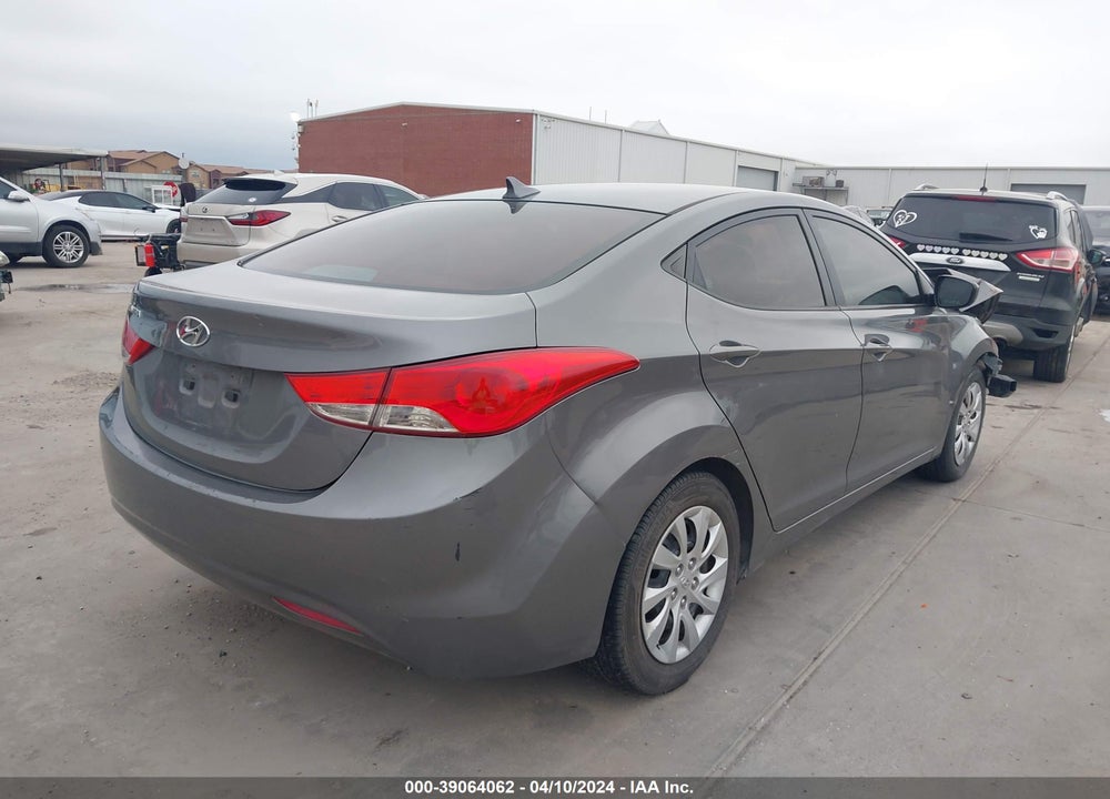 2012 HYUNDAI ELANTRA GLS VIN: 5NPDH4AE4CH090420