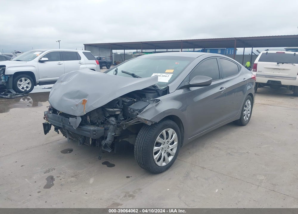 2012 HYUNDAI ELANTRA GLS VIN: 5NPDH4AE4CH090420