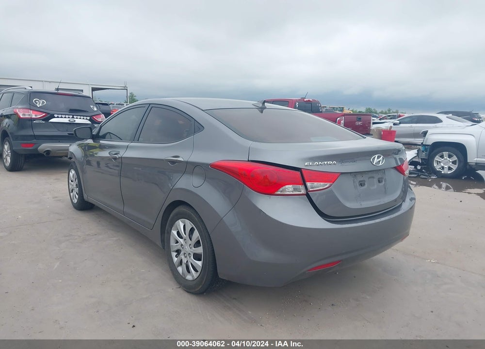 2012 HYUNDAI ELANTRA GLS VIN: 5NPDH4AE4CH090420