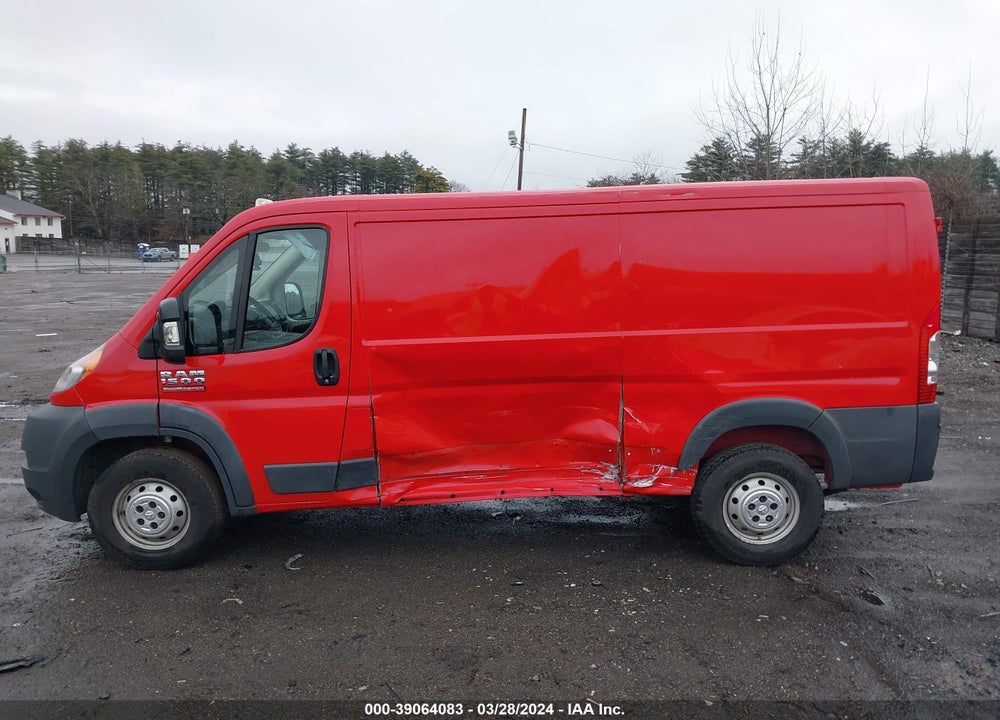 2017 RAM PROMASTER 1500 LOW ROOF 136 WB VIN: 3C6TRVAG3HE500451