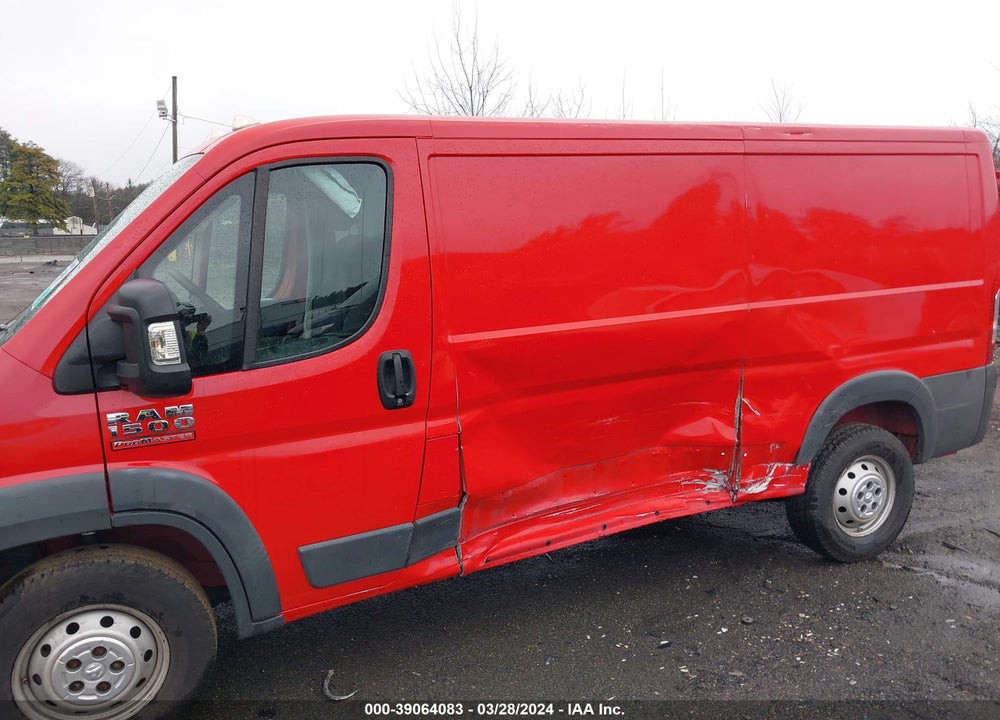 2017 RAM PROMASTER 1500 LOW ROOF 136 WB VIN: 3C6TRVAG3HE500451