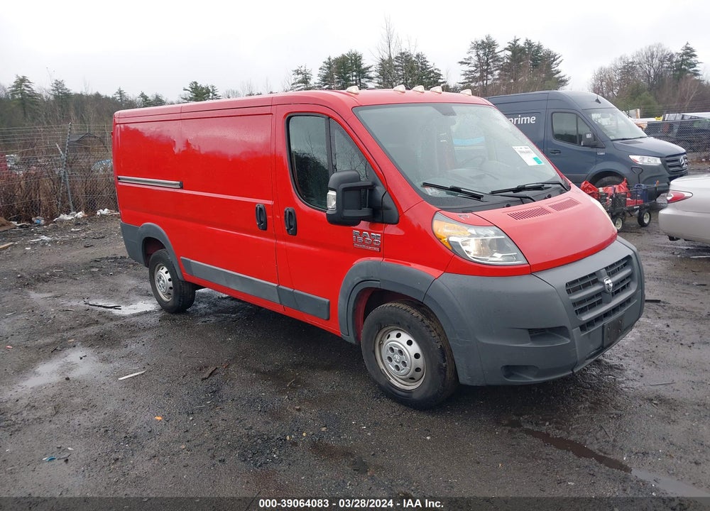 2017 RAM PROMASTER 1500 LOW ROOF 136 WB VIN: 3C6TRVAG3HE500451