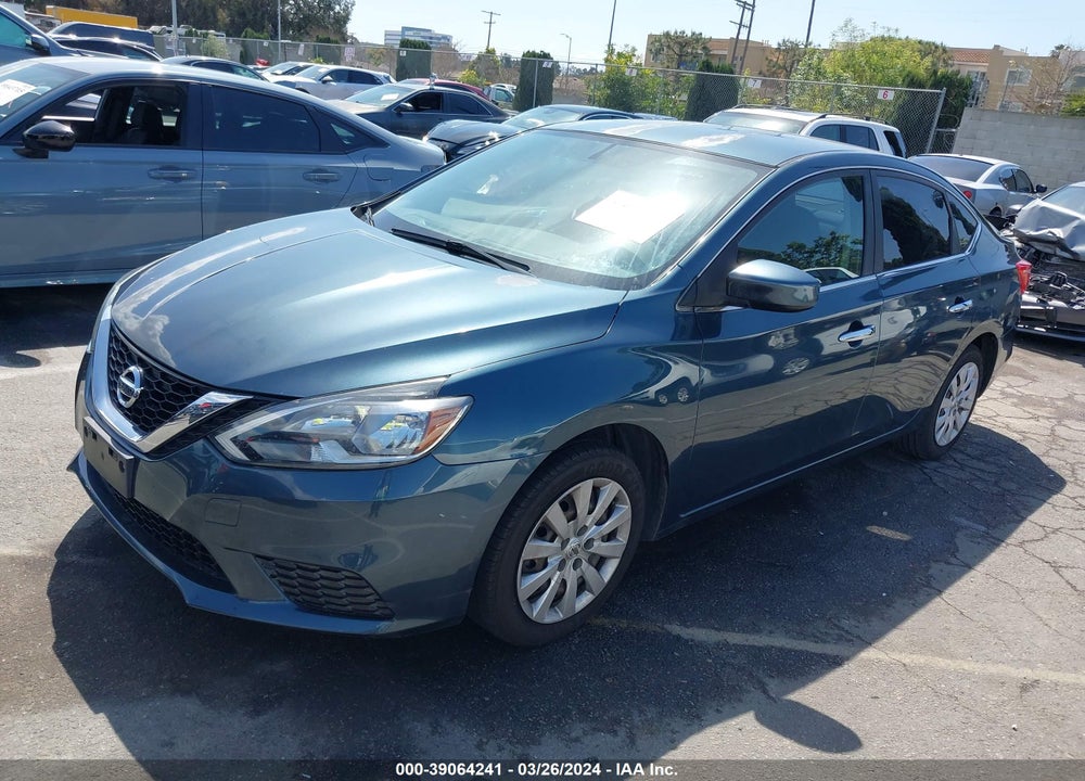 2016 NISSAN SENTRA SV VIN: 3N1AB7AP2GY232377
