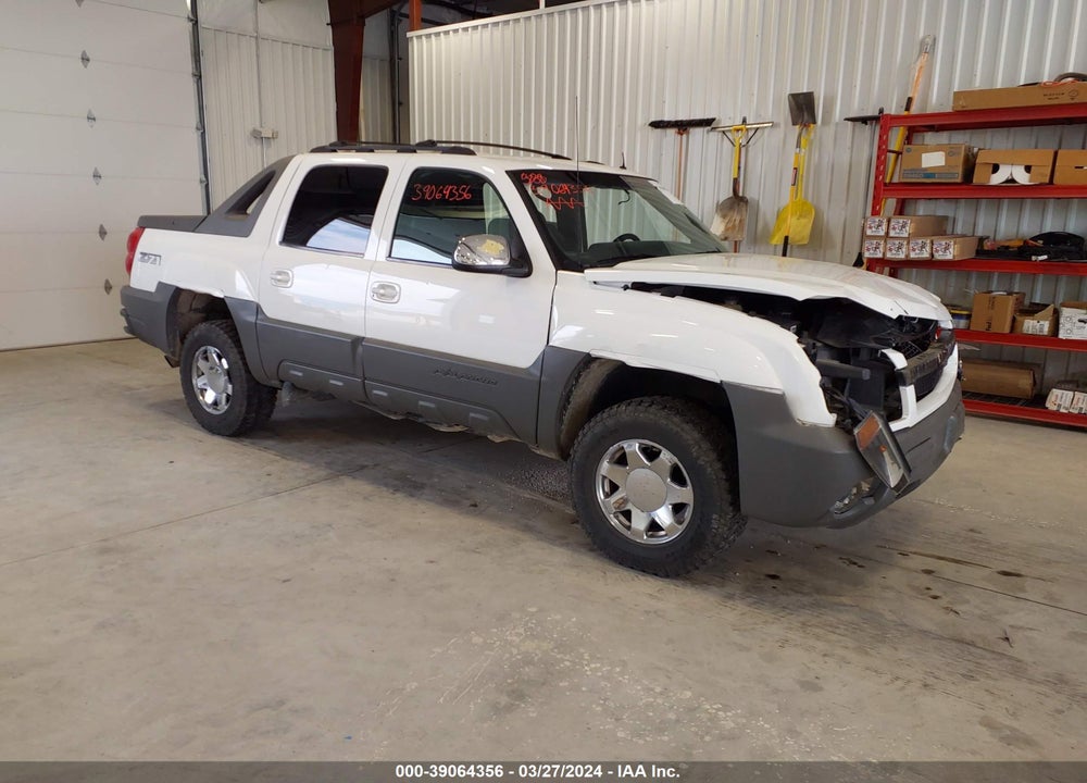 2002 CHEVROLET AVALANCHE 1500 VIN: 3GNEK13TX2G137691