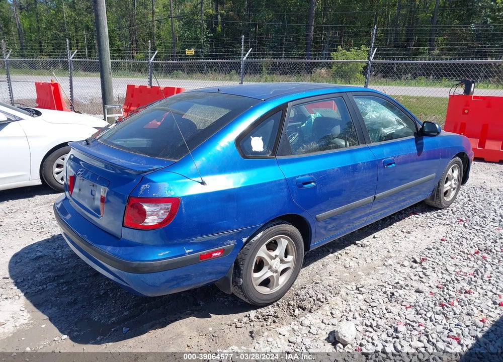 2006 HYUNDAI ELANTRA GLS/GT VIN: KMHDN56D56U187243