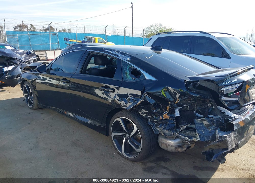 2019 HONDA ACCORD SPORT VIN: 1HGCV1F33KA063971