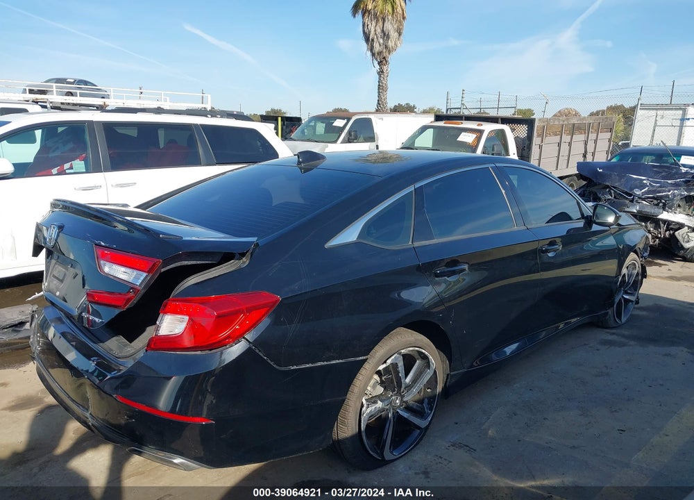 2019 HONDA ACCORD SPORT VIN: 1HGCV1F33KA063971