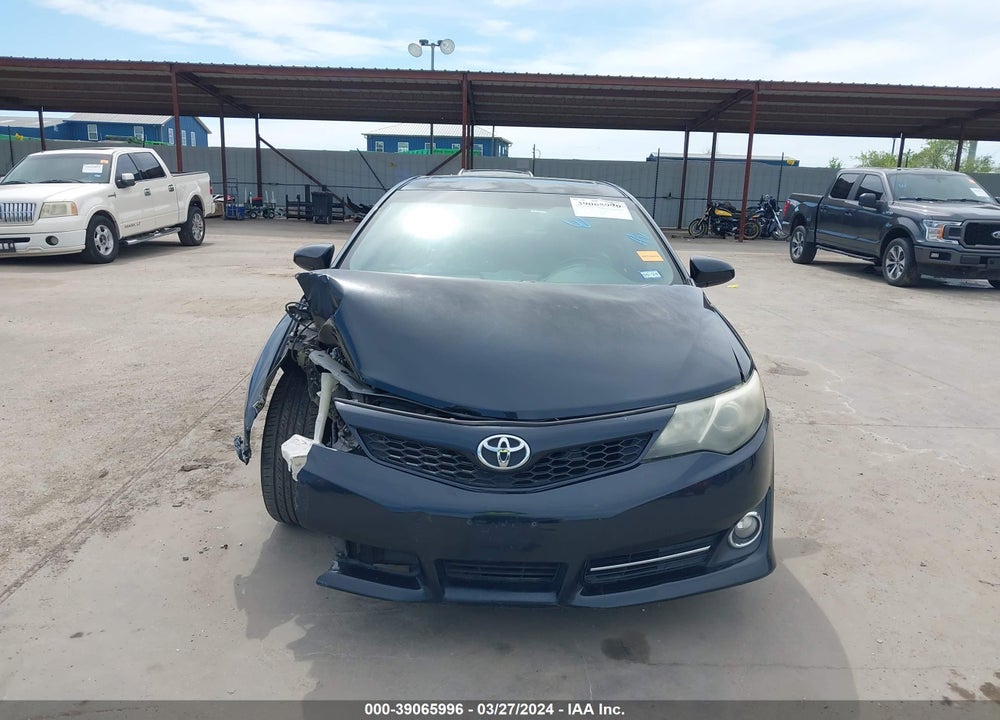 2013 TOYOTA CAMRY SE VIN: 4T1BF1FK6DU712884