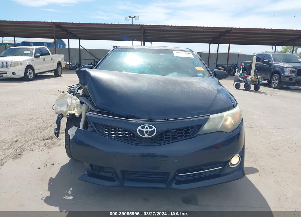 2013 TOYOTA CAMRY SE VIN: 4T1BF1FK6DU712884