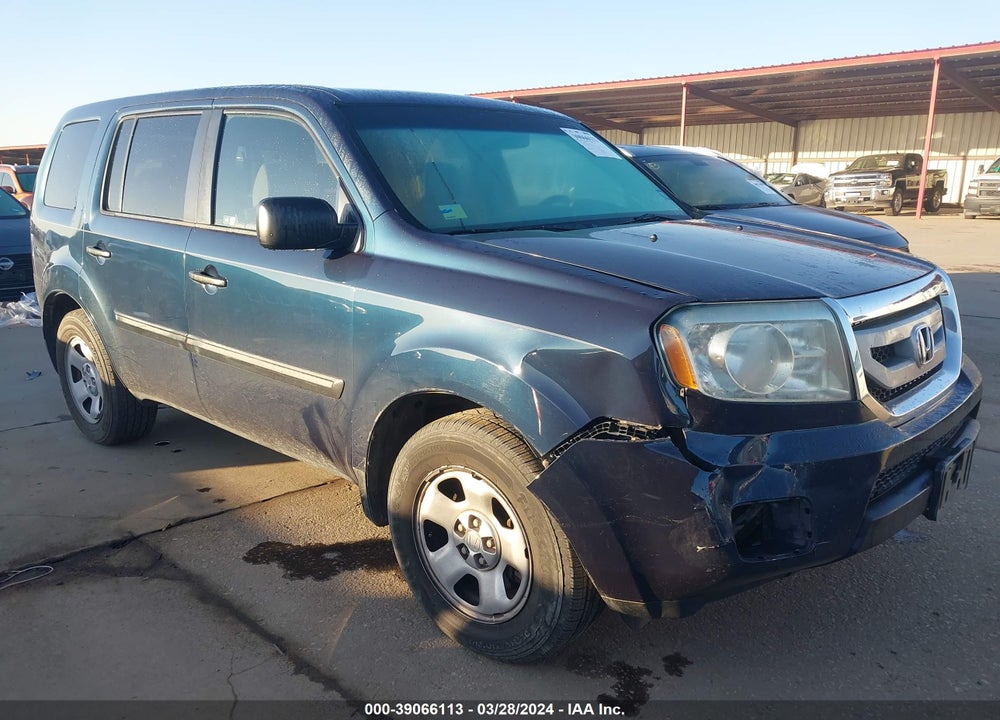 2011 HONDA PILOT LX VIN: 5FNYF4H22BB089184