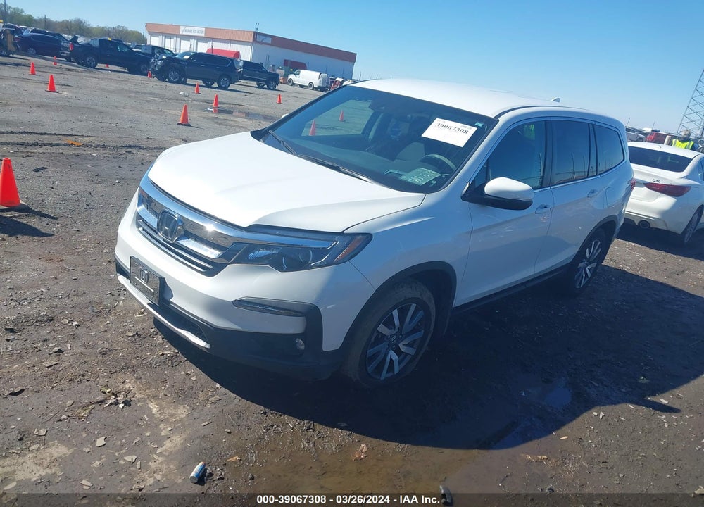 2021 HONDA PILOT 2WD EX VIN: 5FNYF5H33MB013684