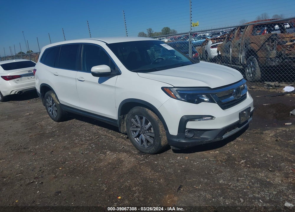 2021 HONDA PILOT 2WD EX VIN: 5FNYF5H33MB013684