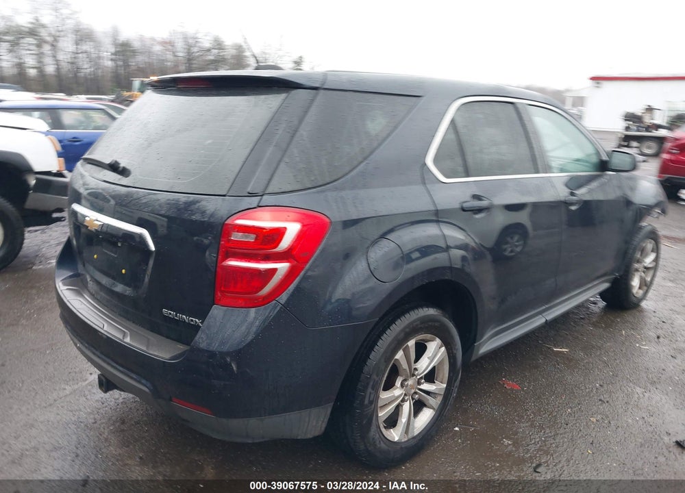 2016 CHEVROLET EQUINOX LS VIN: 2GNALBEK1G6328358