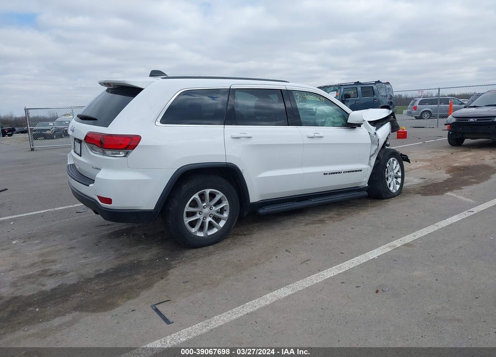 2022 JEEP GRAND CHEROKEE WK LAREDO E 4X4 VIN: 1C4RJFAG5NC141509
