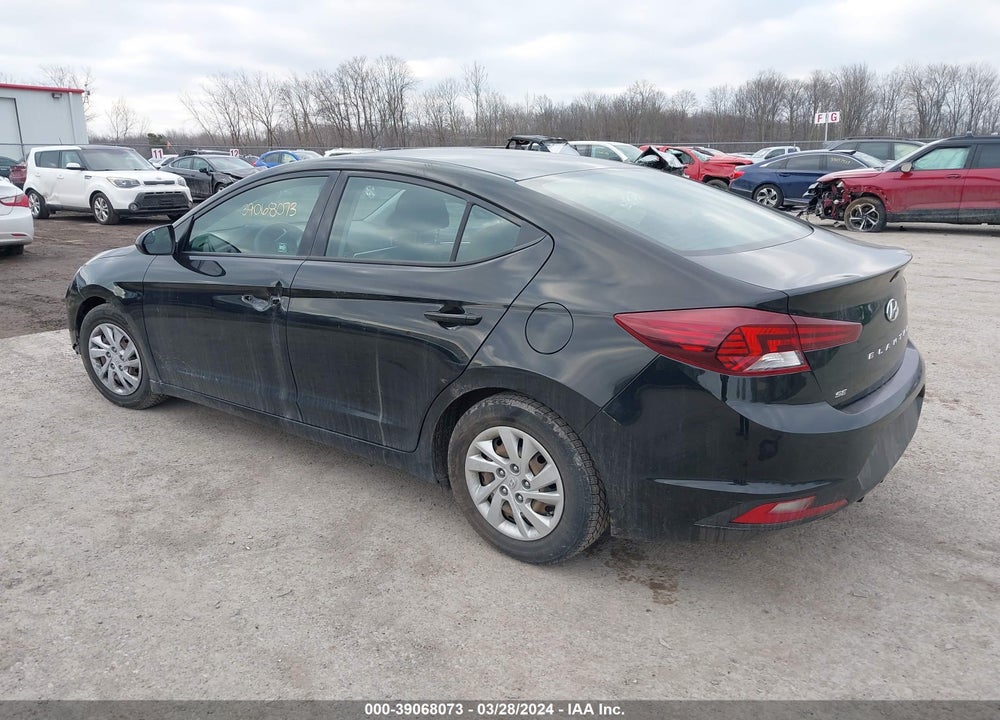 2019 HYUNDAI ELANTRA SE VIN: 5NPD74LF7KH431493