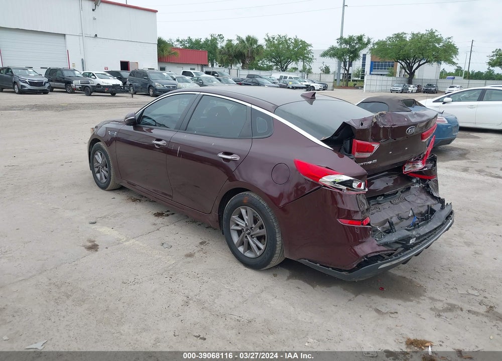 2020 KIA OPTIMA LX VIN: 5XXGT4L37LG411465