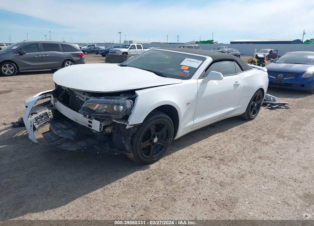 2018 CHEVROLET CAMARO 2LT VIN: 1G1FD3DS5J0107387