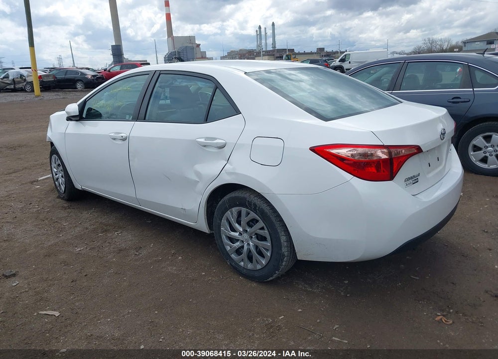 2019 TOYOTA COROLLA LE VIN: 2T1BURHE8KC190298