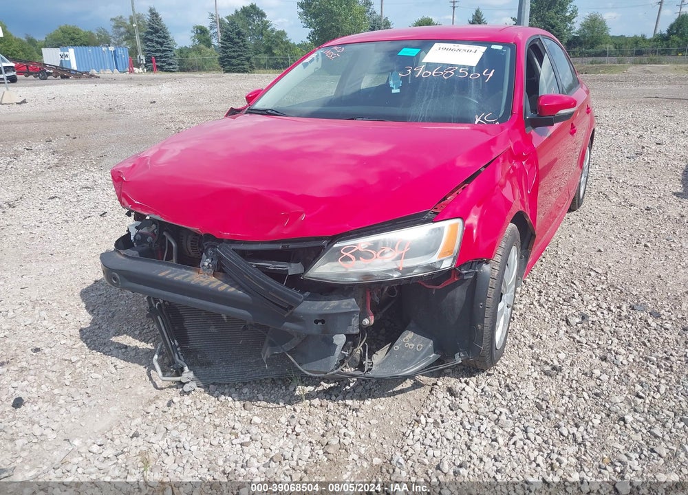 2012 VOLKSWAGEN JETTA 2.5L SE VIN: 3VWDP7AJ1CM117808