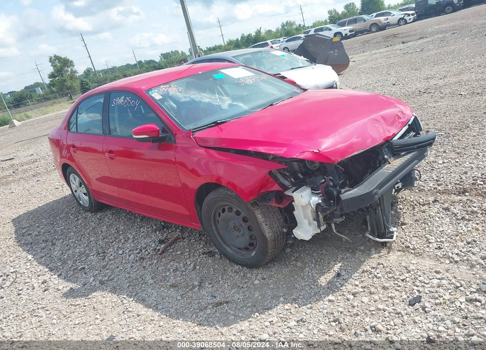 2012 VOLKSWAGEN JETTA 2.5L SE VIN: 3VWDP7AJ1CM117808