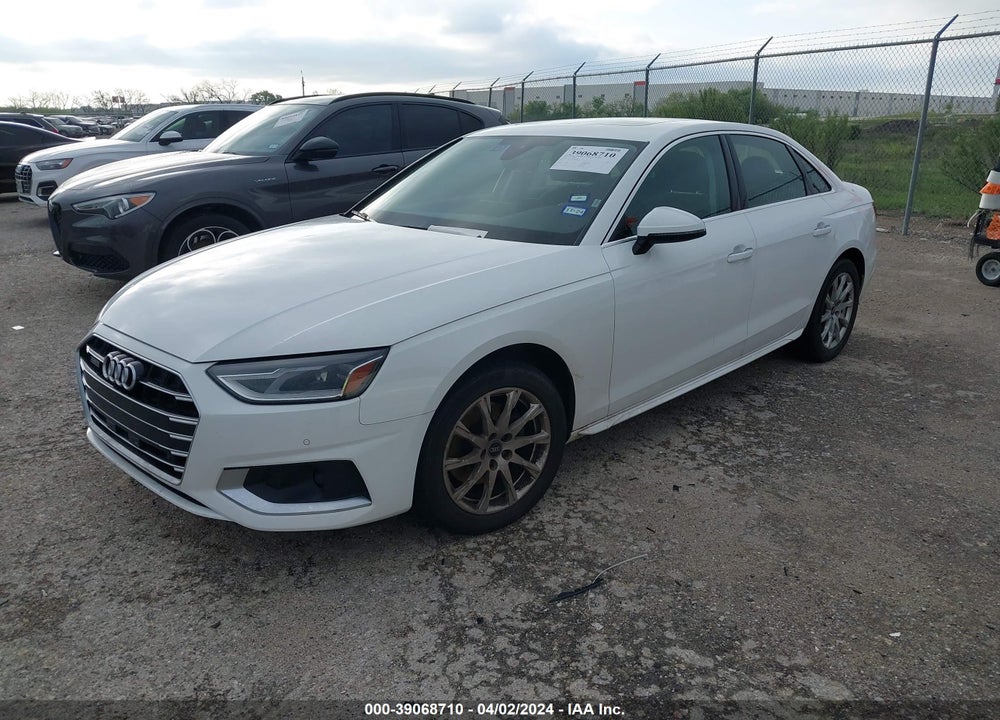 2021 AUDI A4 PREMIUM 40 TFSI QUATTRO S TRONIC VIN: WAUABAF45MN009460
