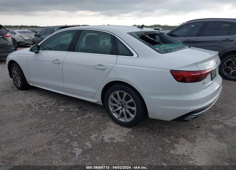 2021 AUDI A4 PREMIUM 40 TFSI QUATTRO S TRONIC VIN: WAUABAF45MN009460