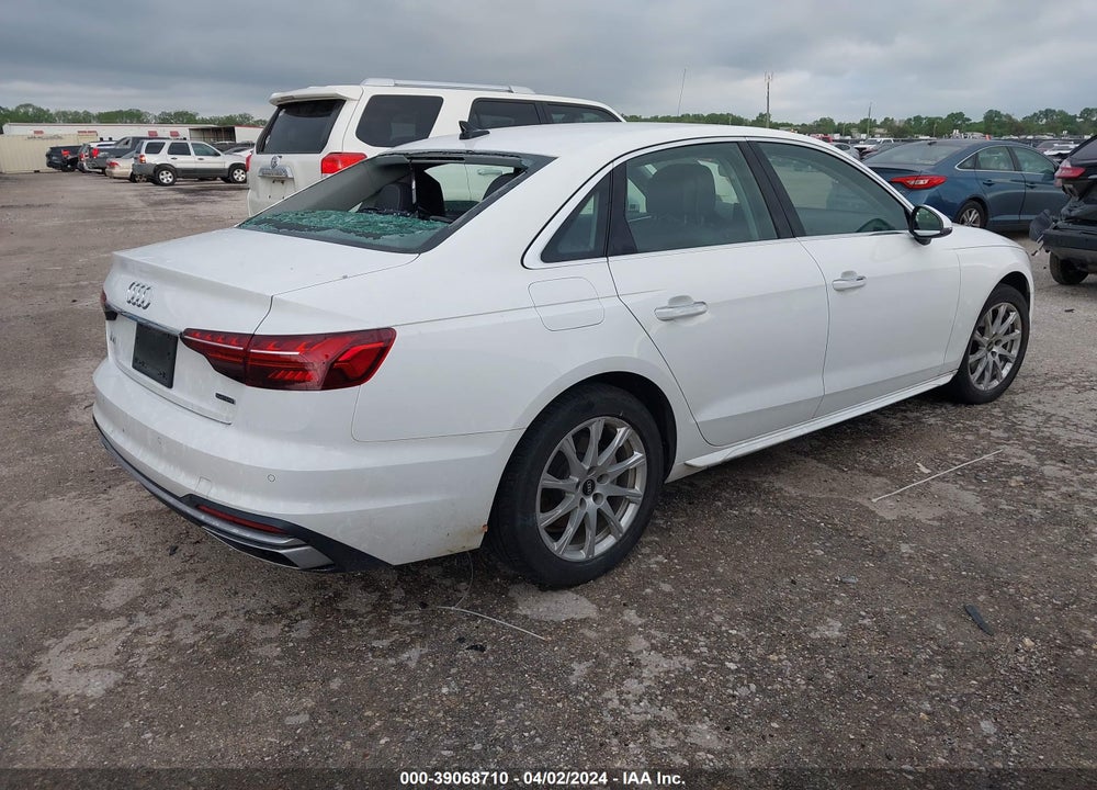 2021 AUDI A4 PREMIUM 40 TFSI QUATTRO S TRONIC VIN: WAUABAF45MN009460