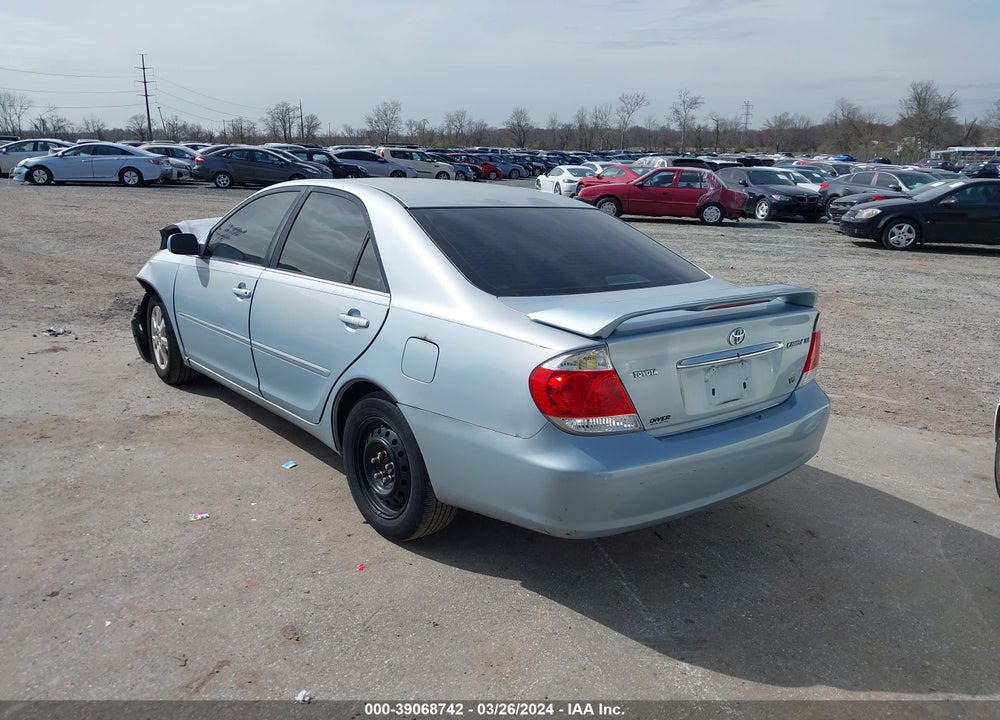 2006 TOYOTA CAMRY XLE V6 VIN: 4T1BF30K36U634734