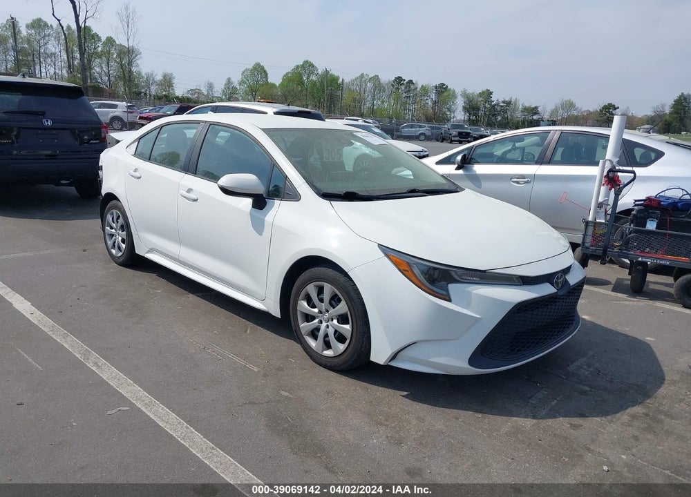 2020 TOYOTA COROLLA LE VIN: 5YFEPRAE0LP120133