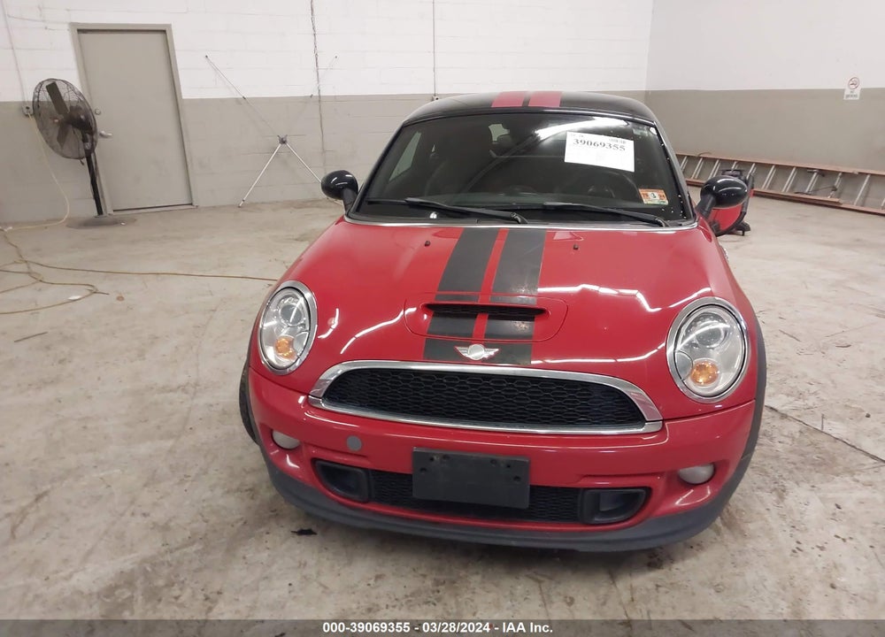 2013 MINI COUPE COOPER S VIN: WMWSX3C56DT408663