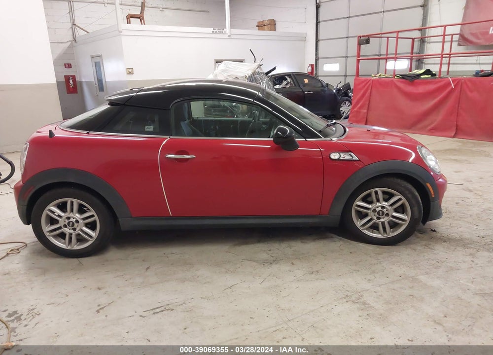 2013 MINI COUPE COOPER S VIN: WMWSX3C56DT408663