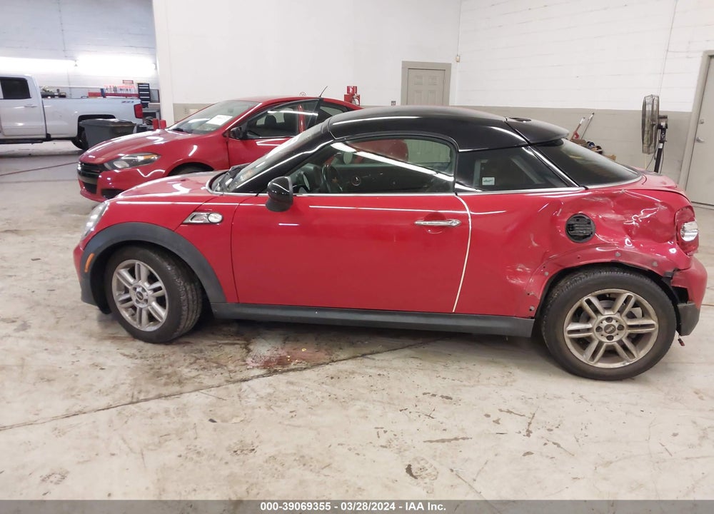 2013 MINI COUPE COOPER S VIN: WMWSX3C56DT408663